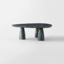 Serpentine Stone Sculptural Coffee Table