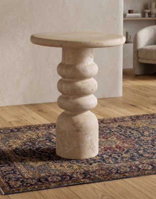 Stone End Table