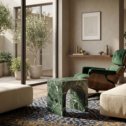Green Marble Stand