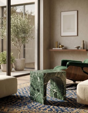 Green Marble Stand
